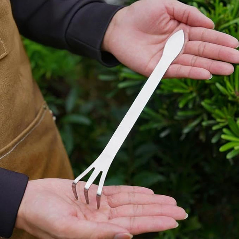 Bonsai Garden Tools - Raspador de raízes de aço inoxidável,