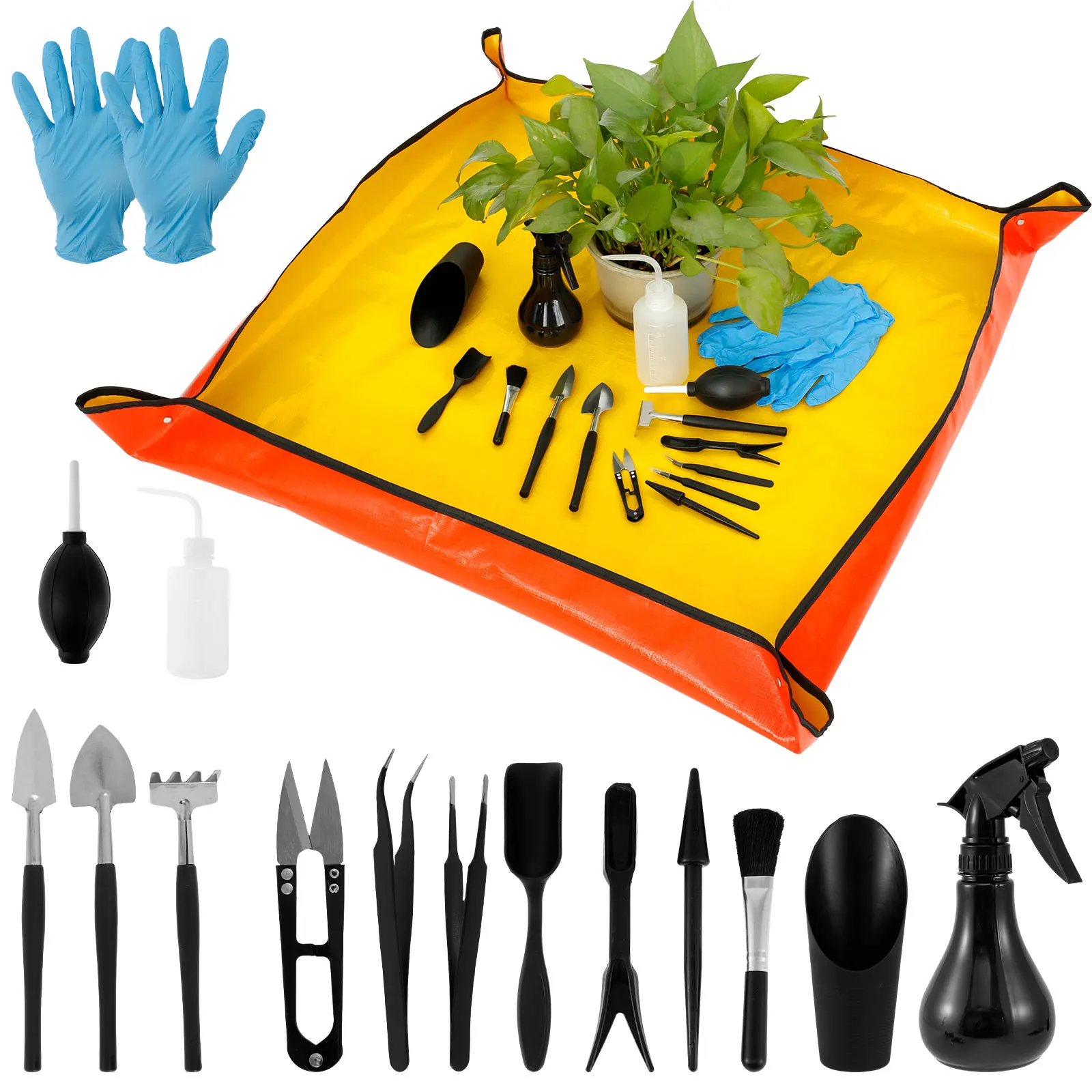 Bonsai Garden Tools - 13/16 pçs jardim plantas suculentas ferramentas