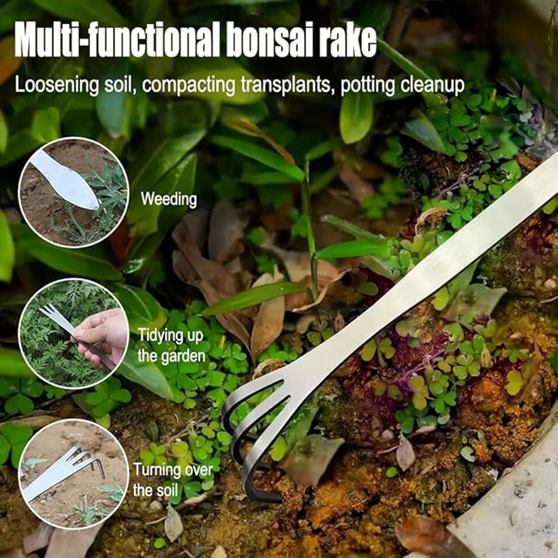 Raspador de raízes de aço inox - Bonsai Garden Tools avaliação e preço