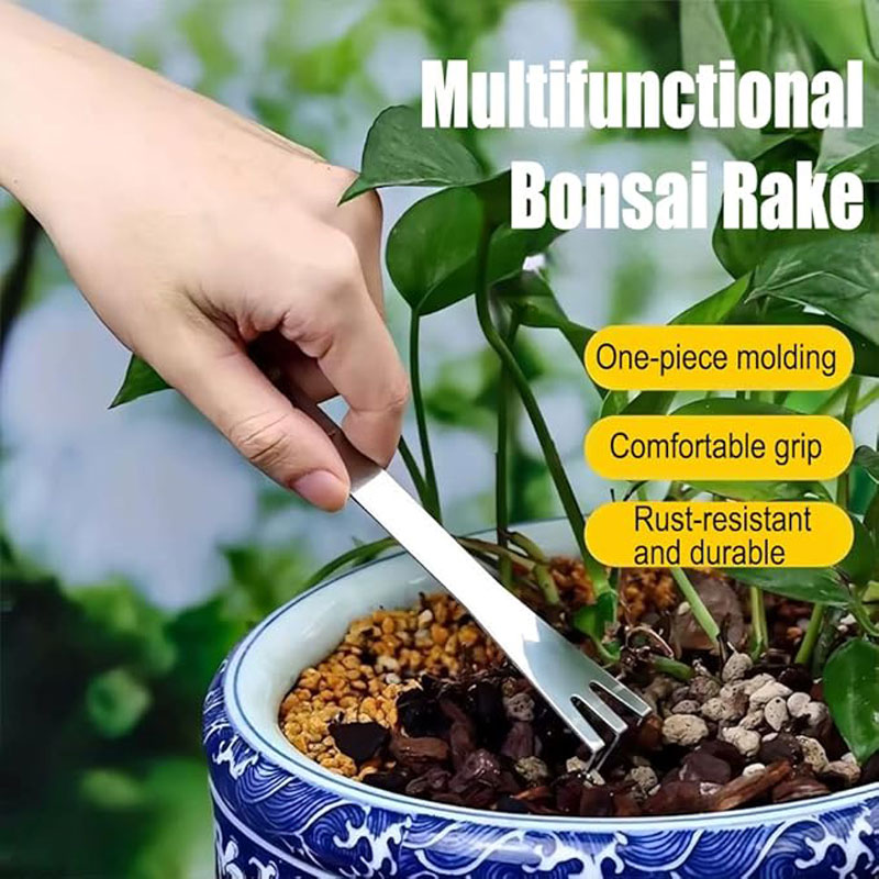 Raspador de raízes de aço inox - Bonsai Garden Tools avaliação e preço