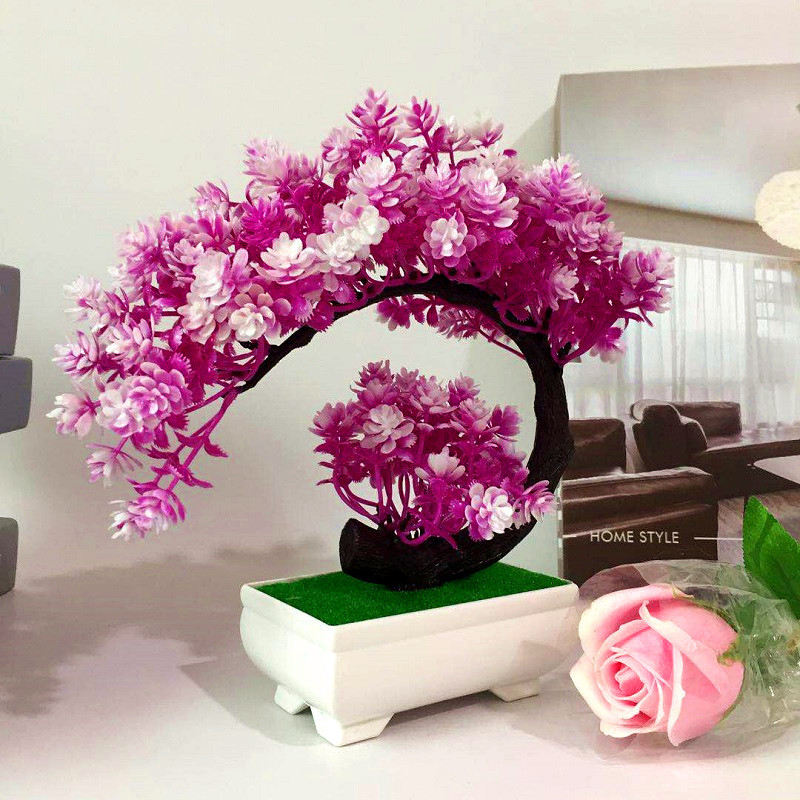 Planta simulada, flor artifici - Bonsai Garden Sushi avaliação e preço