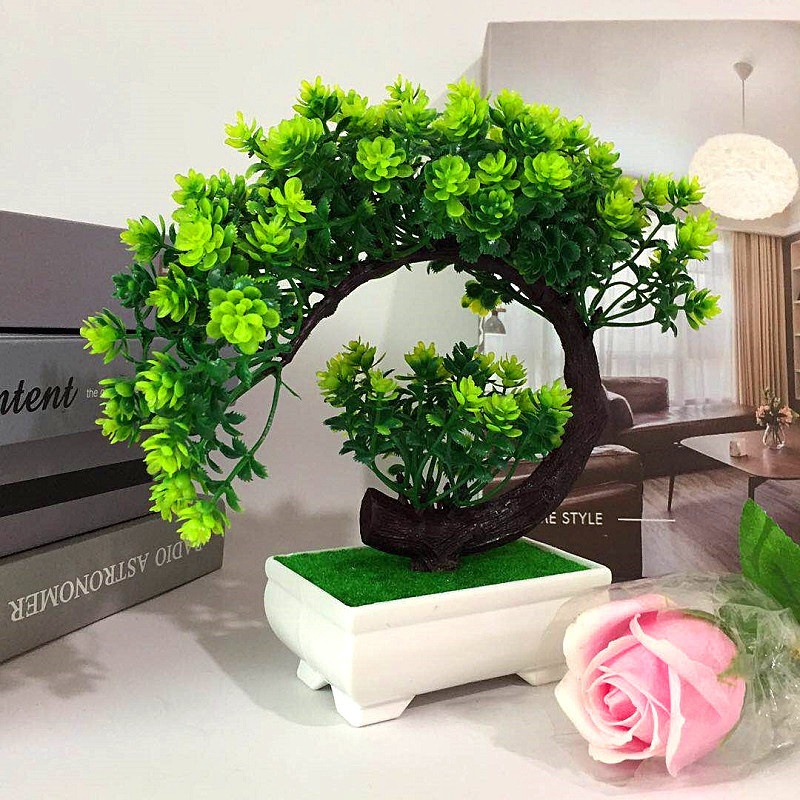 Planta simulada, flor artifici - Bonsai Garden Sushi avaliação e preço