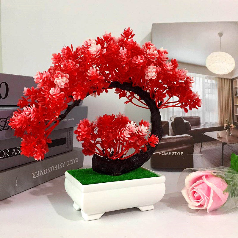 Planta simulada, flor artifici - Bonsai Garden Sushi avaliação e preço